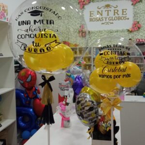 Globo Burbuja Personalizado 18" y 10"